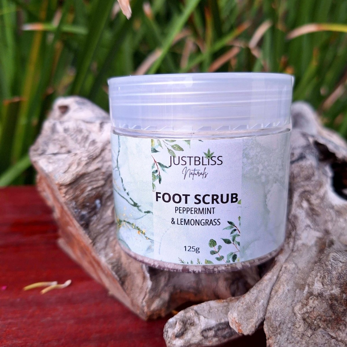 FOOT CARE: Peppermint & Lemongrass (Scrub) - JUSTBLiSS Naturals