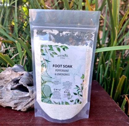 FOOT CARE: Peppermint & Lemongrass (Soak) - JUSTBLiSS Naturals