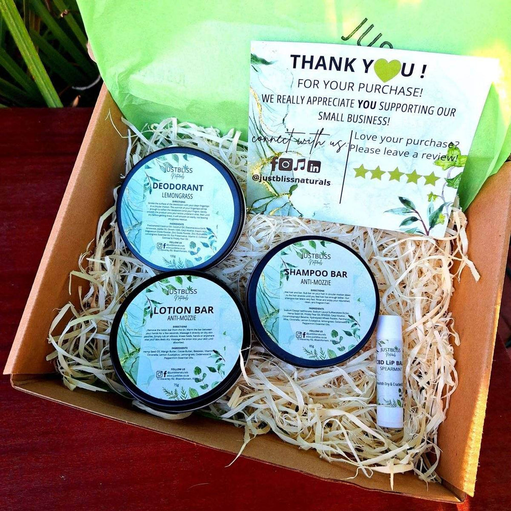 BUNDLES: Hiking Box (For the great outdoors) - JUSTBLiSS Naturals