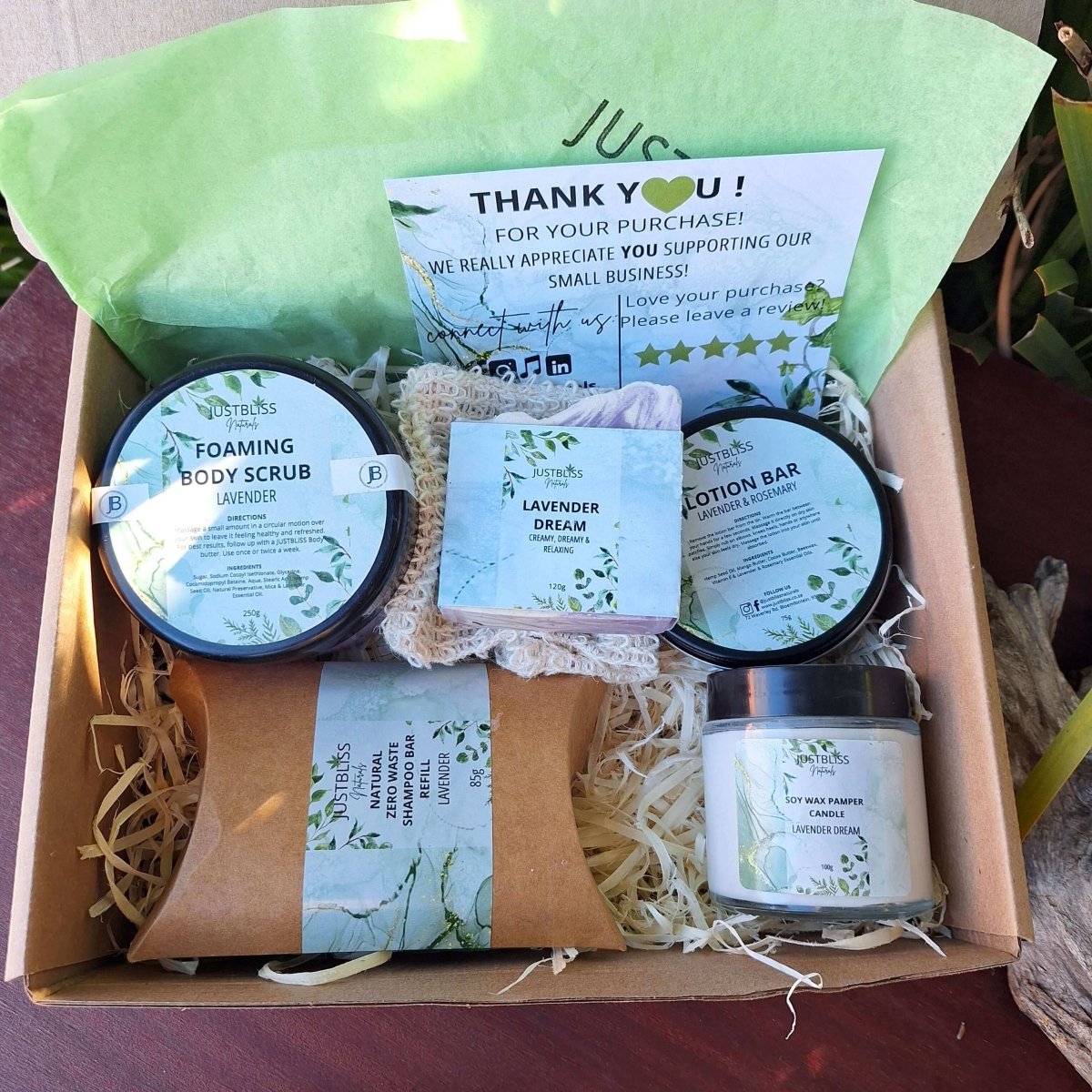 GIFT BOX: Lavender (Box 2) - JUSTBLiSS Naturals