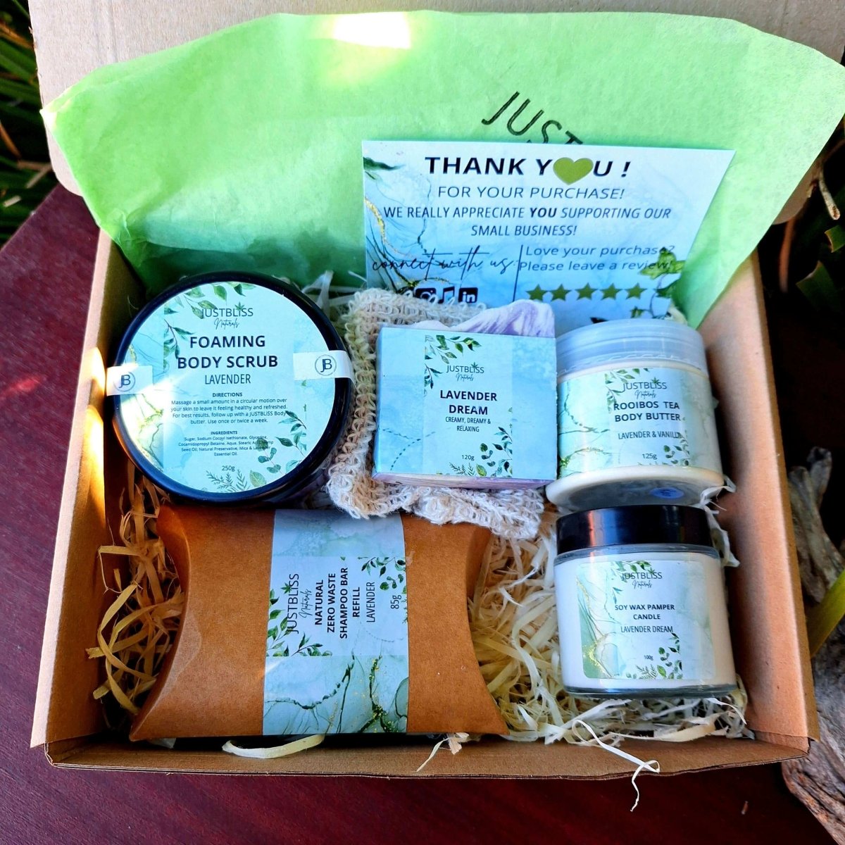 GIFT BOX: Lavender (Box 3) - JUSTBLiSS Naturals