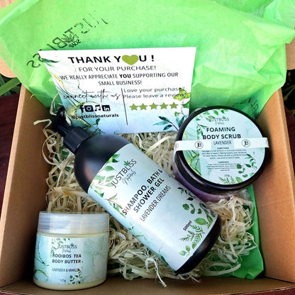 GIFT BOX: Lavender (Box 4) - JUSTBLiSS Naturals