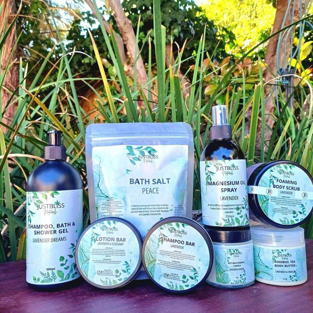BUNDLES: Lavender Gift BUNDLE 5 - Tranquil Self-Care & Relaxation - JUSTBLiSS Naturals