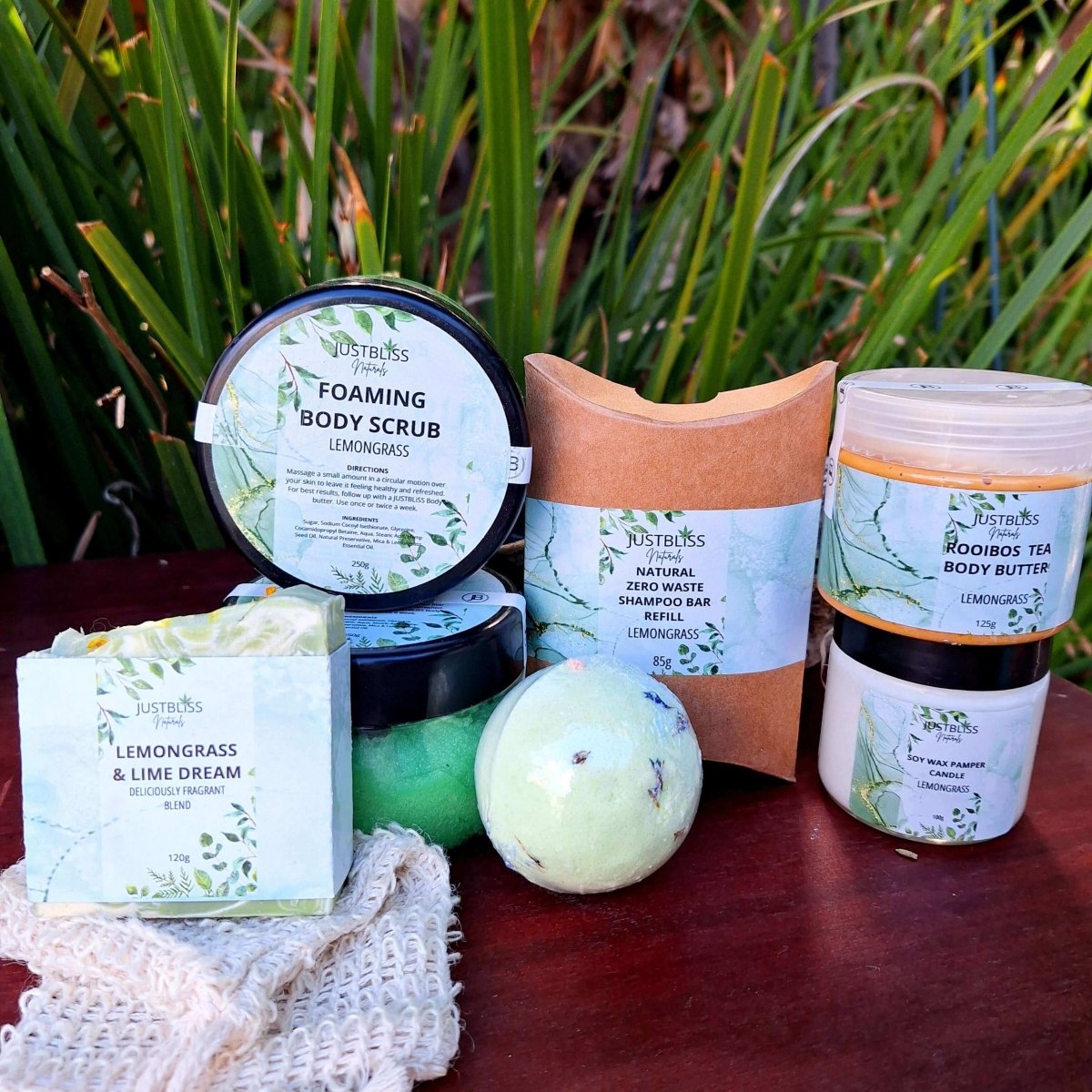 GIFT BOX: Lemongrass (Box 3) - JUSTBLiSS Naturals