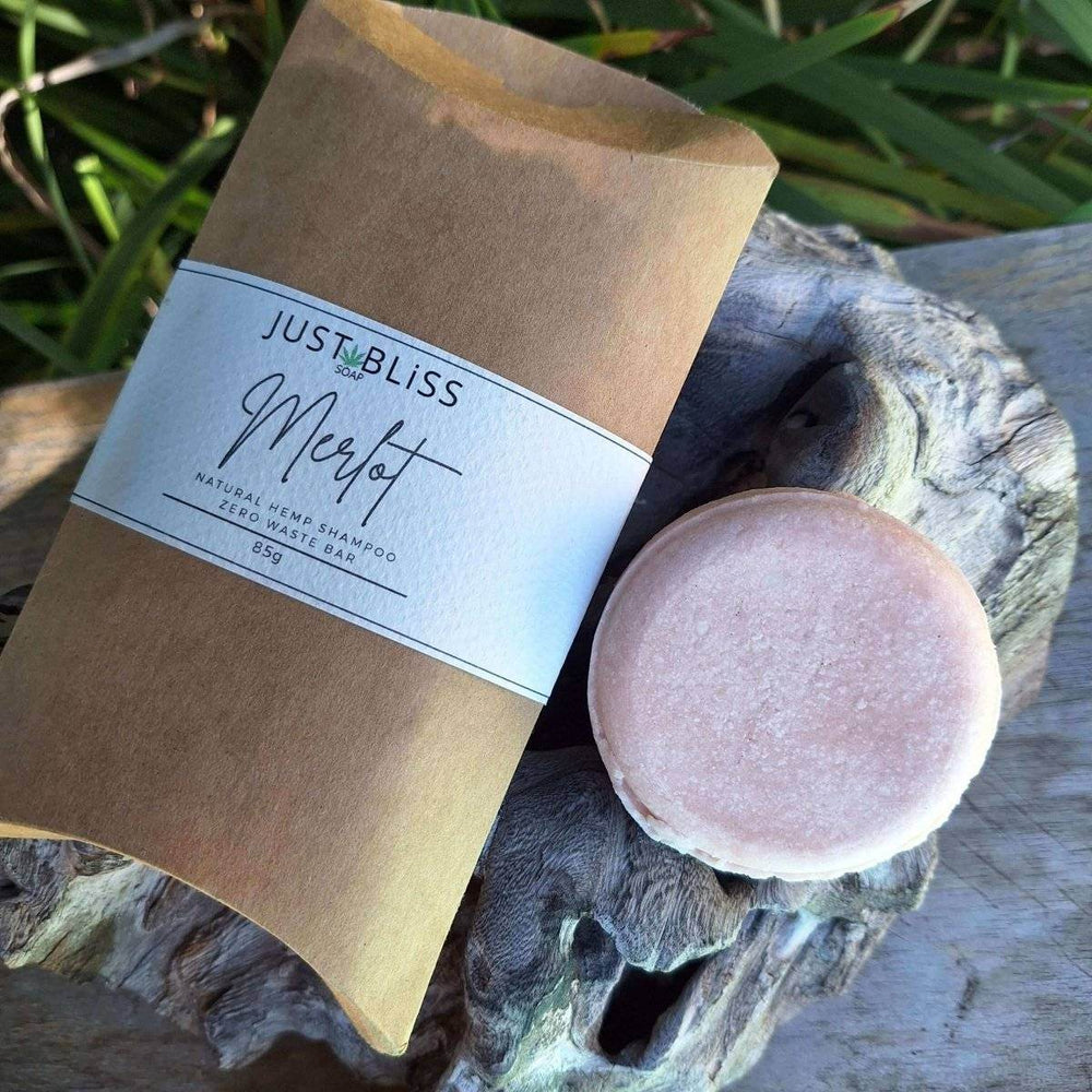 BUNDLES: Merlot Scented Candle, Bath Bomb & Shampoo Bar - JUSTBLiSS Naturals