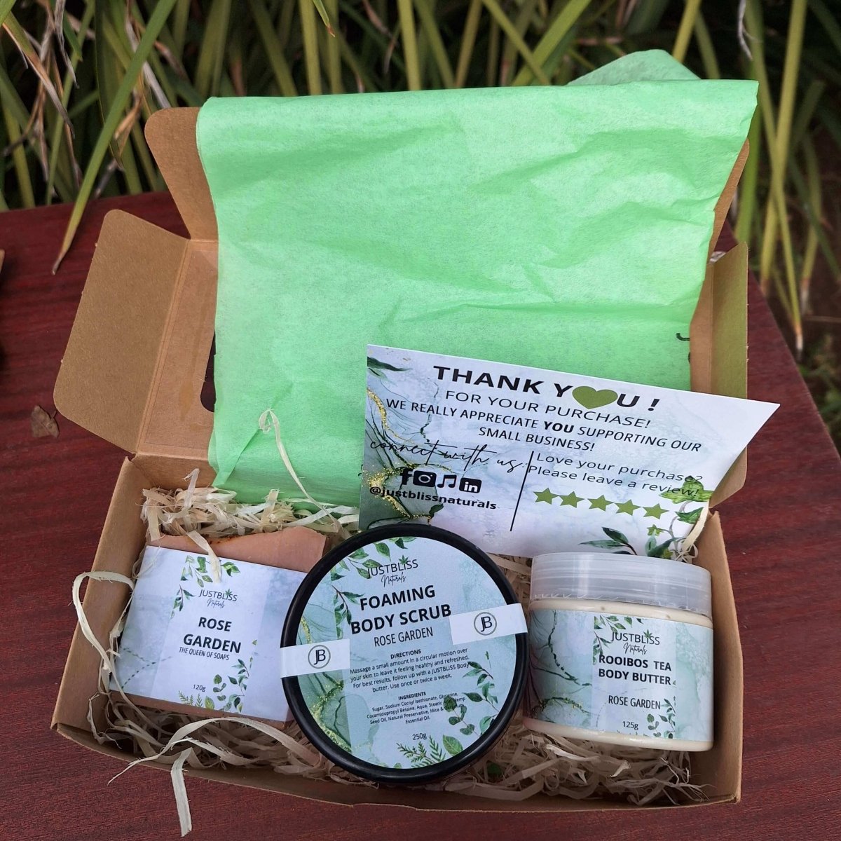 GIFT BOX: Rose Garden (Box 1) - JUSTBLiSS Naturals