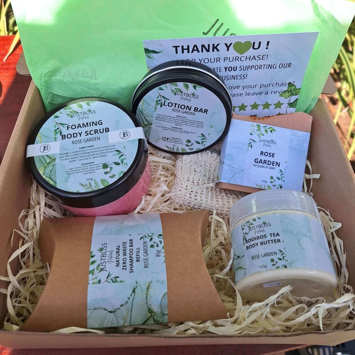 GIFT BOX: Rose Garden (Box 2) - JUSTBLiSS Naturals