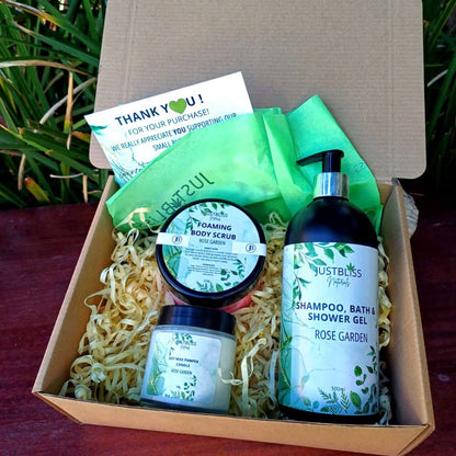 GIFT BOX: Rose Garden (Box 6) - JUSTBLiSS Naturals