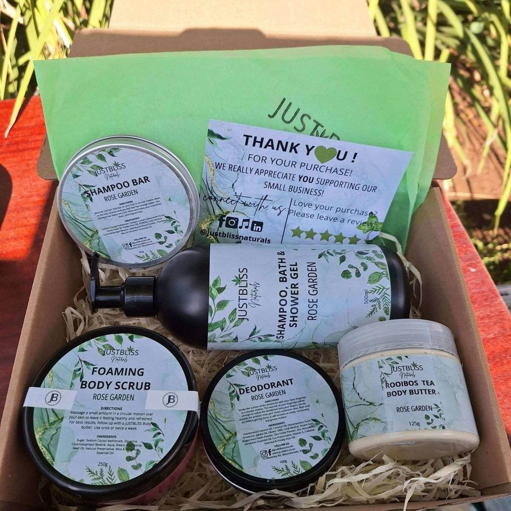 BUNDLES: Rose Garden BUNDLE 4 - A Floral Self-Care Escape - JUSTBLiSS Naturals