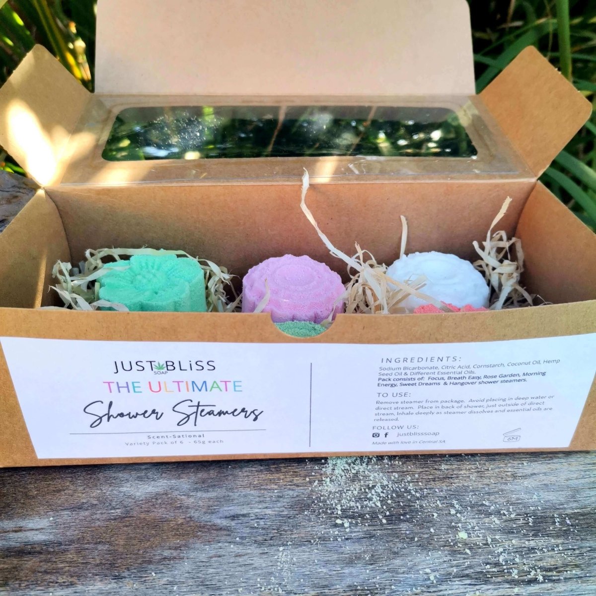 GIFT BOX SHOWER STEAMER: The Ultimate - JUSTBLiSS Naturals