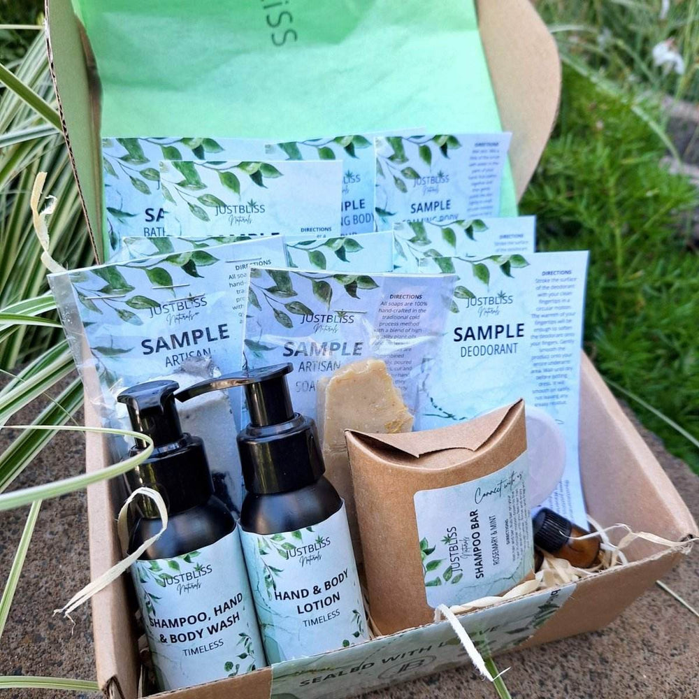 BUNDLES: Starter Kit - Luxury Plant-Based Skincare & Body Care Samples - JUSTBLiSS Naturals