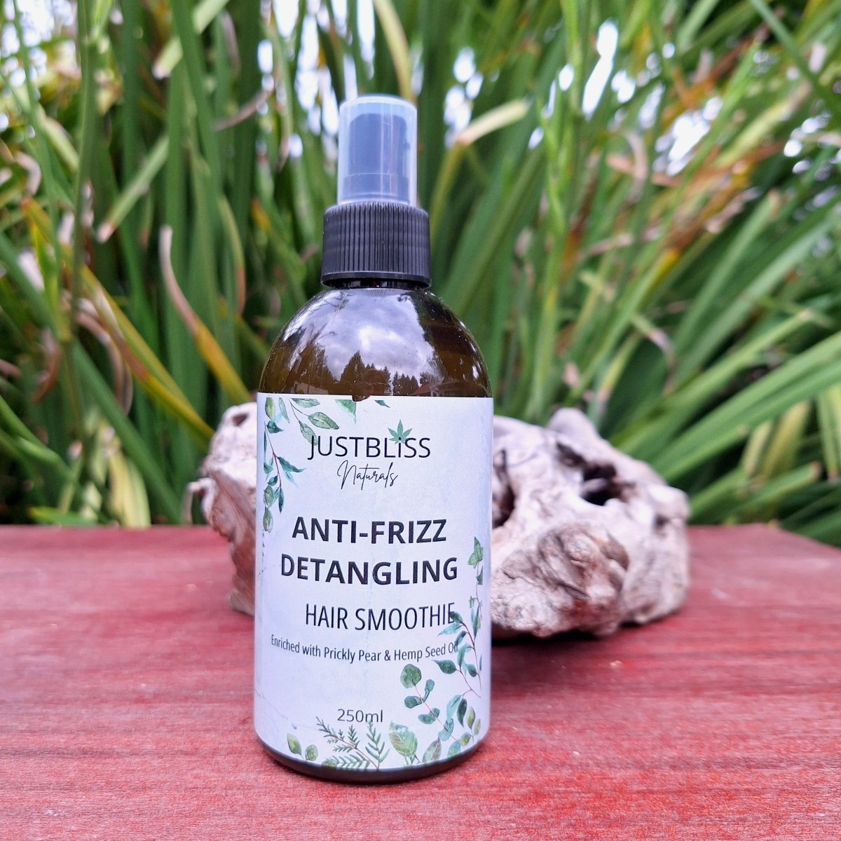 HAIR CARE: Anti - Frizz Detangling Hair Smoothie - JUSTBLiSS Naturals