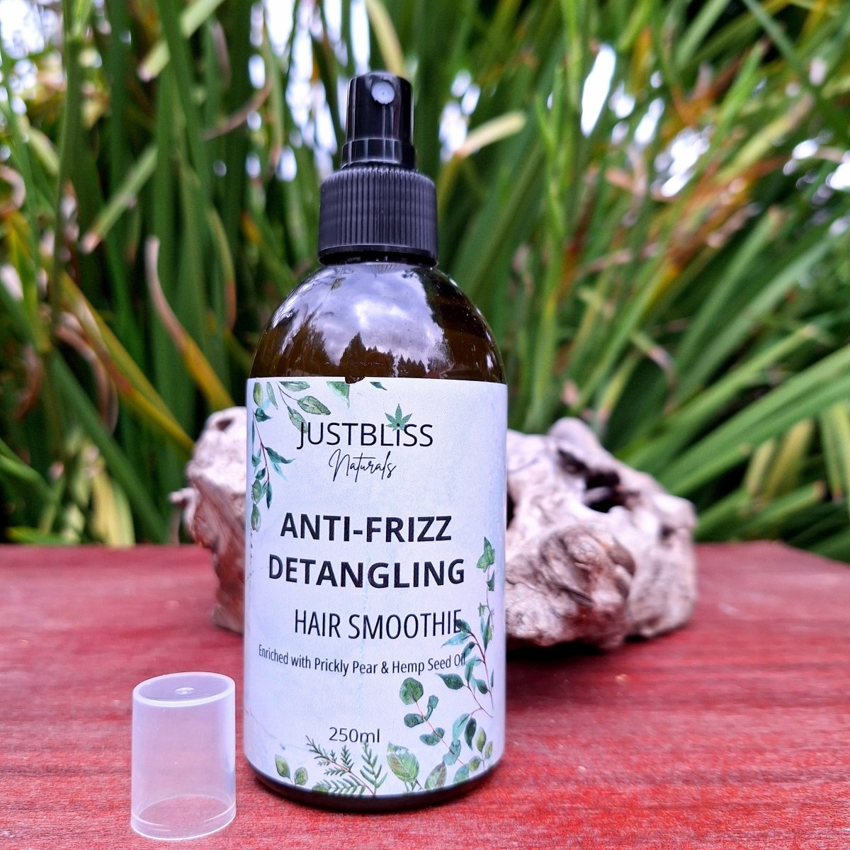 HAIR CARE: Anti - Frizz Detangling Hair Smoothie - JUSTBLiSS Naturals