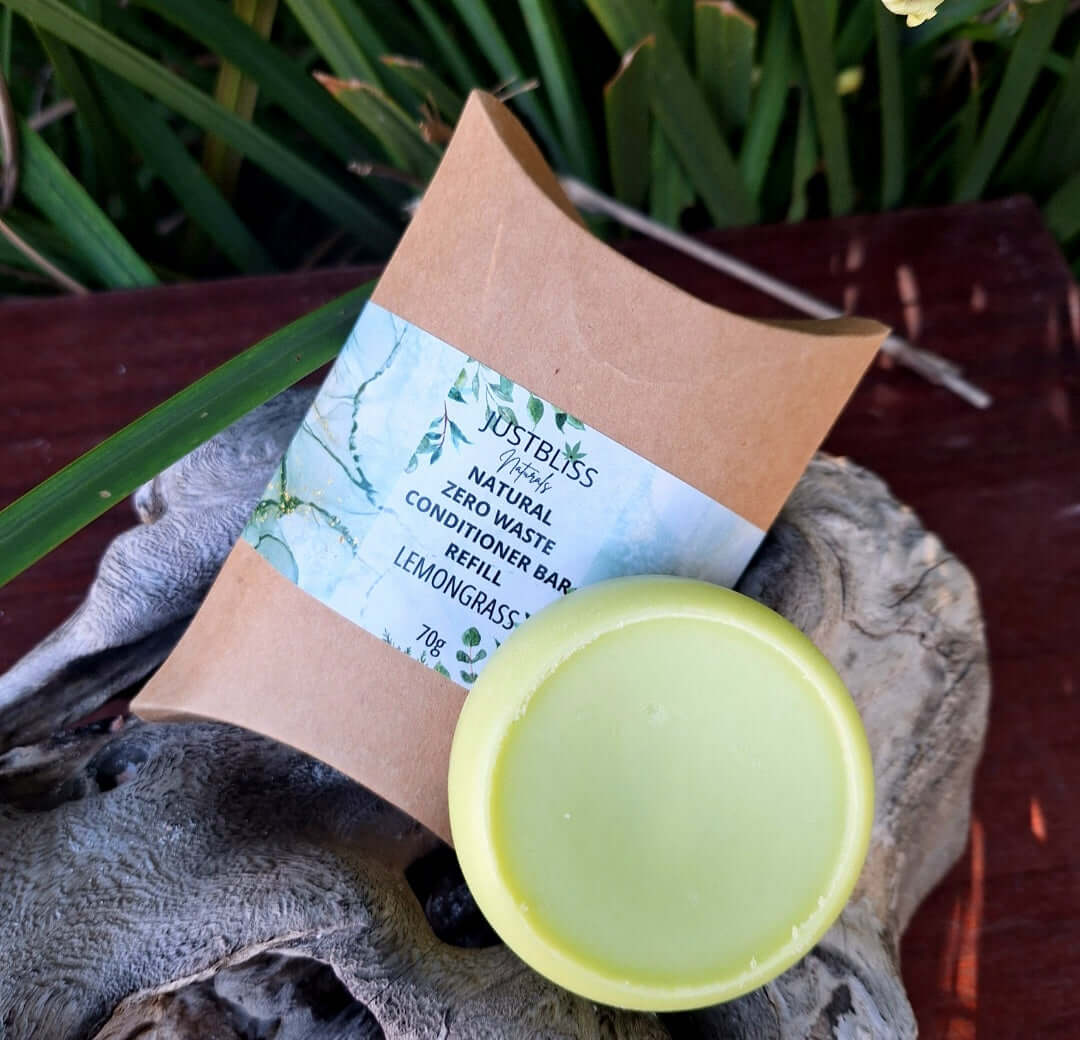 HAIR CONDITIONER BAR: Lemongrass (Refill) - JUSTBLiSS Naturals