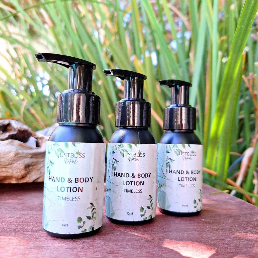 HAND and BODY LOTION: Travel Size (50ml) - JUSTBLiSS Naturals