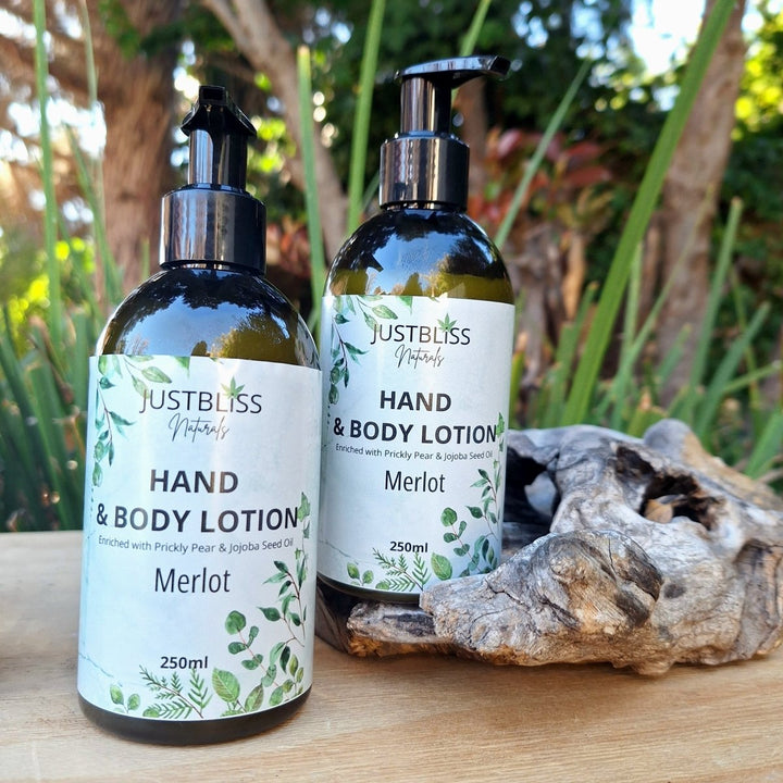HAND & BODY LOTION: for Silky Smooth Skin (Various Scents) JUSTBLiSS Naturals
