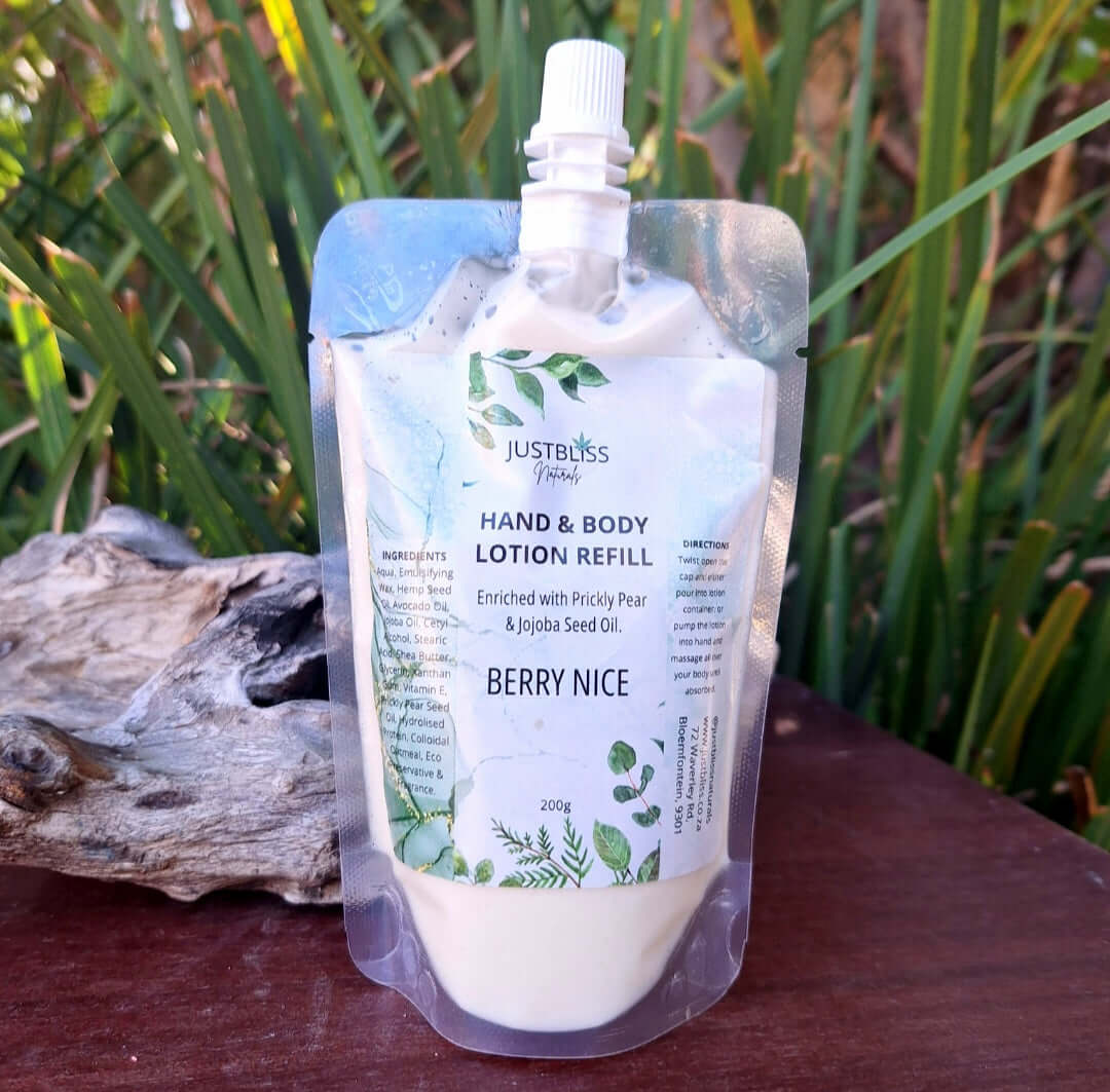 HAND & BODY: Lotion Refill (200g) - JUSTBLiSS Naturals