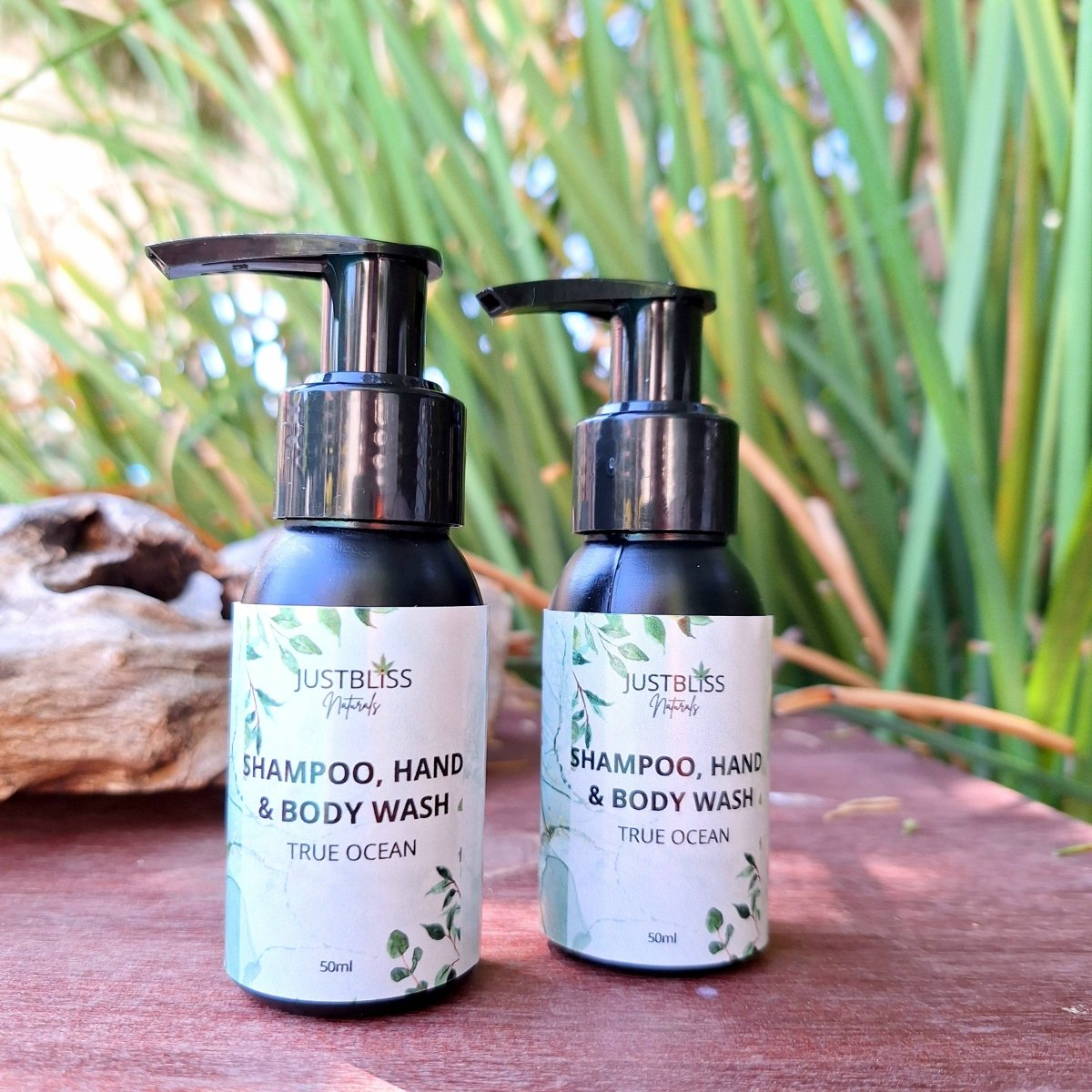 HAND & BODY WASH: Travel Size (50ml) - JUSTBLiSS Naturals