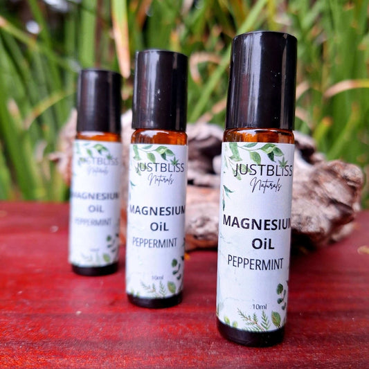 HEALTH: Magnesium Oil in Rollerball (10ml) - JUSTBLiSS Naturals