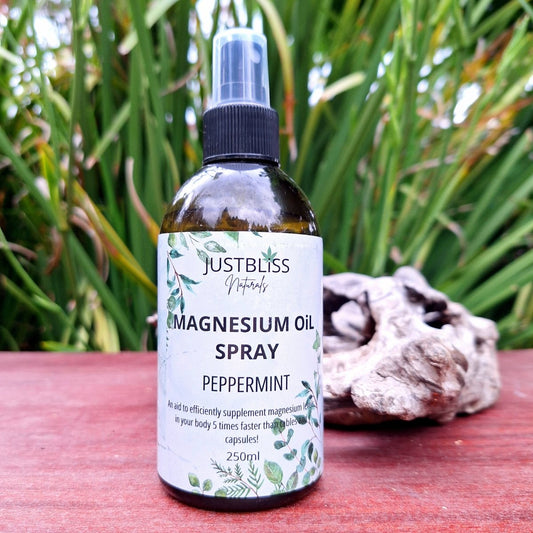 HEALTH: Peppermint Magnesium Oil Spray - JUSTBLiSS Naturals