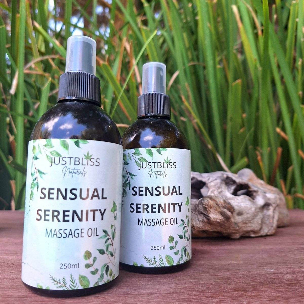 HEALTH: Sensual Serenity Massage Oil - JUSTBLiSS Naturals