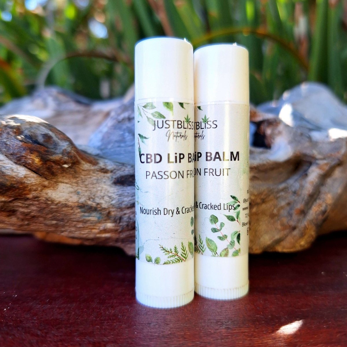 LIP BALM: CBD Range - JUSTBLiSS Naturals