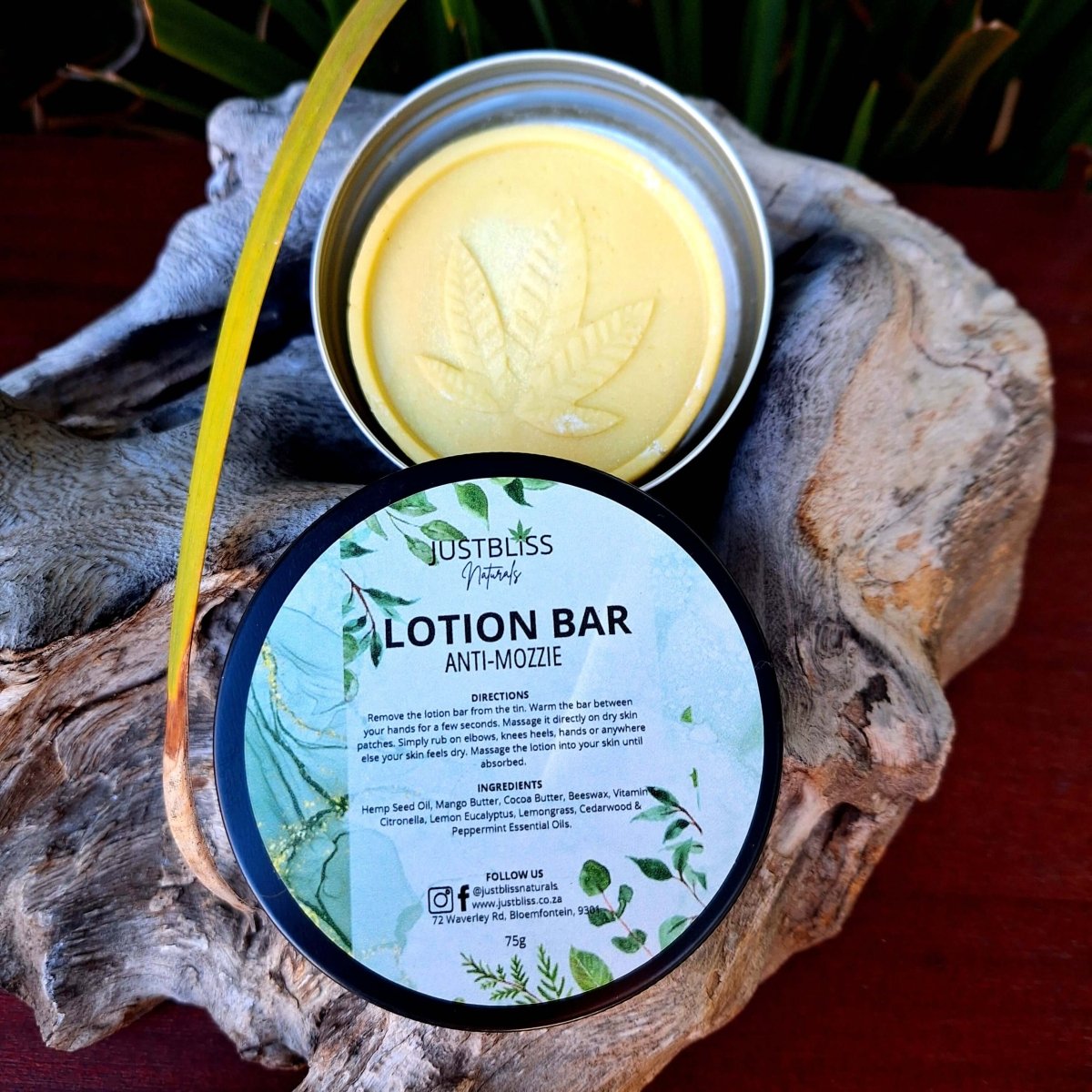 LOTION BAR: Anti - Mozzi - JUSTBLiSS Naturals