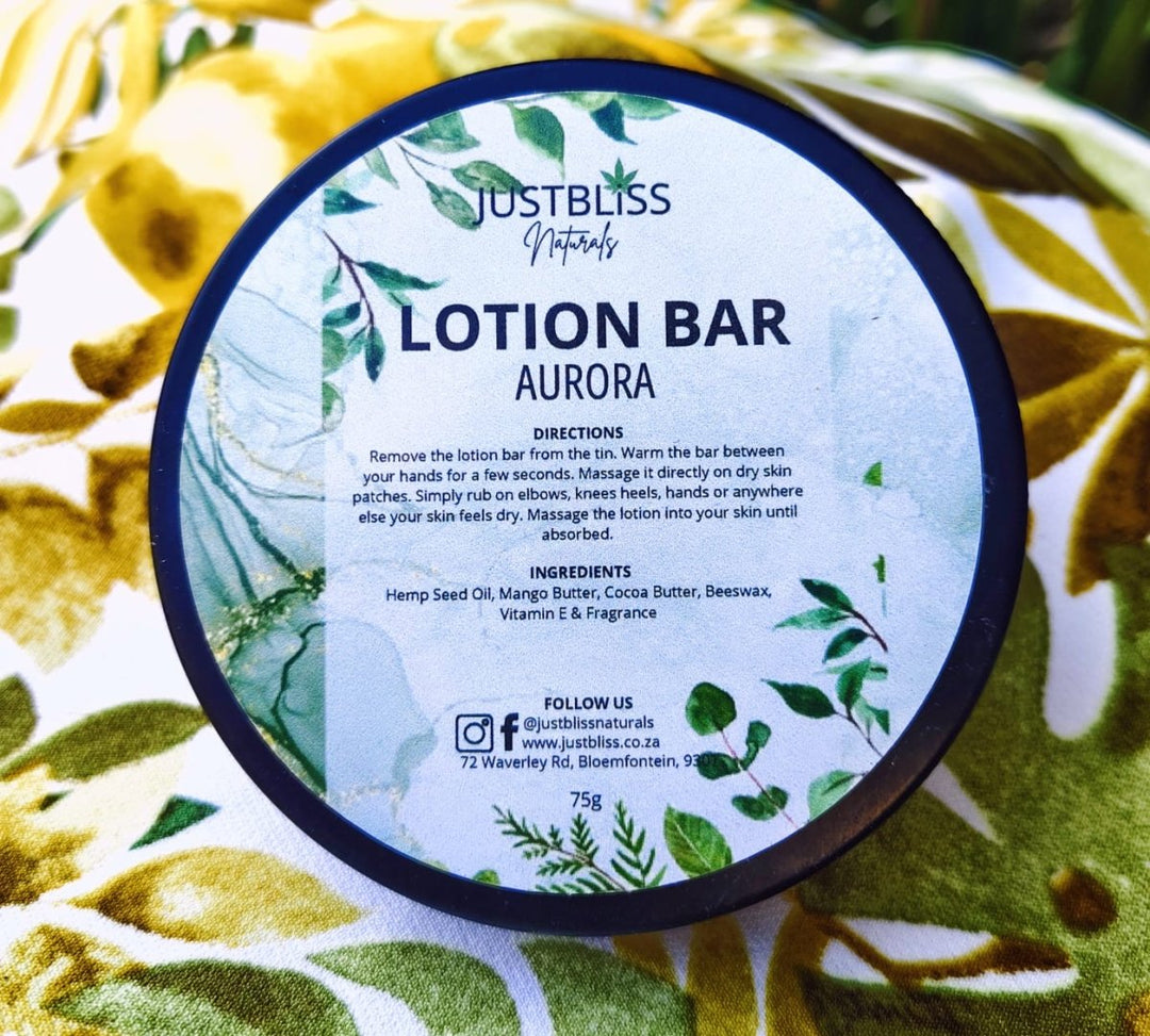 LOTION BAR: Moisturizing and Skin - Nourishing (Various Scents) JUSTBLiSS Naturals