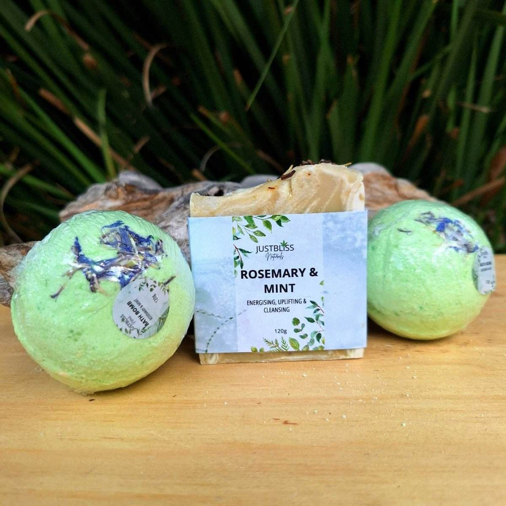 Luxury BUNDLES | Hand Crafted Soap Bar & 2 Bath Bombs - JUSTBLiSS Naturals