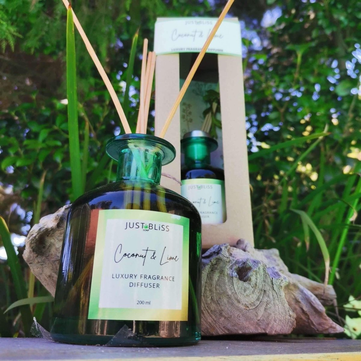 REED DIFFUSER: Coconut & Lime - JUSTBLiSS Naturals