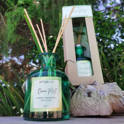 REED DIFFUSER: Ocean Mist - JUSTBLiSS Naturals