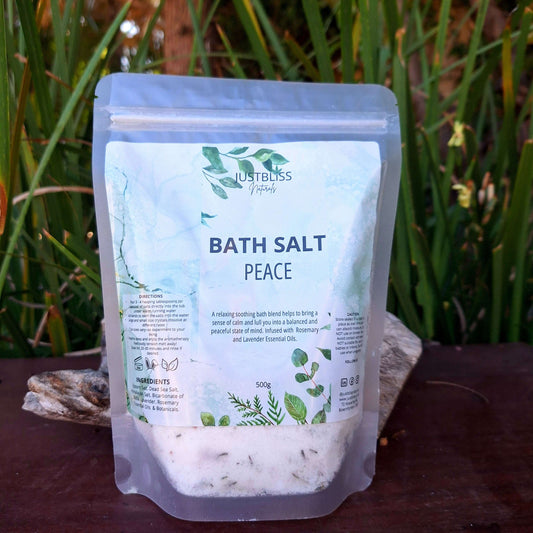 BATH SALT: Peace - JUSTBLiSS Naturals