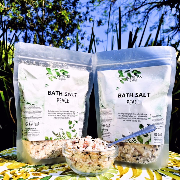 Peace Bath Salts – Mineral-Infused Tranquility Blend by JUSTBLiSS