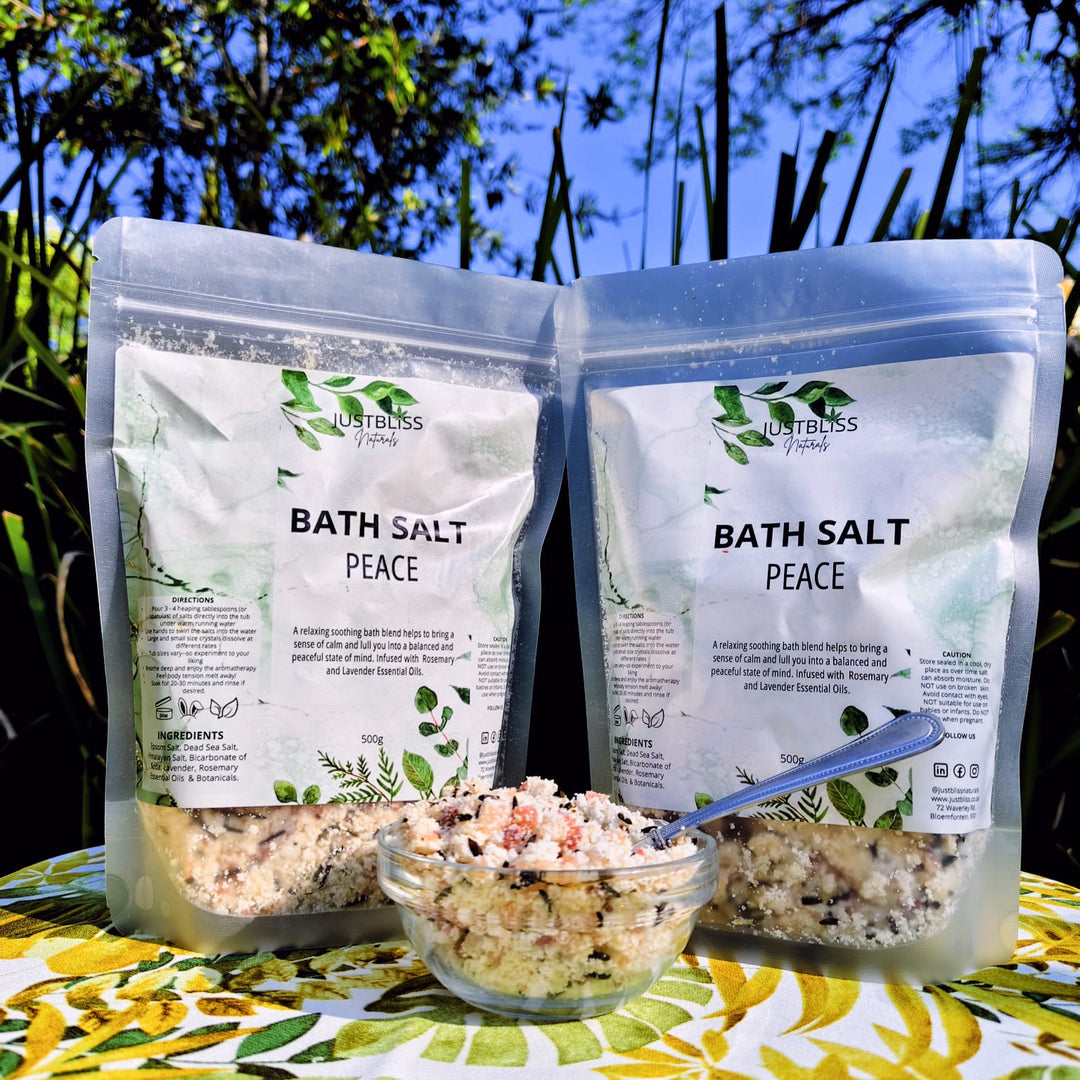 Peace Bath Salts – Mineral-Infused Tranquility Blend by JUSTBLiSS