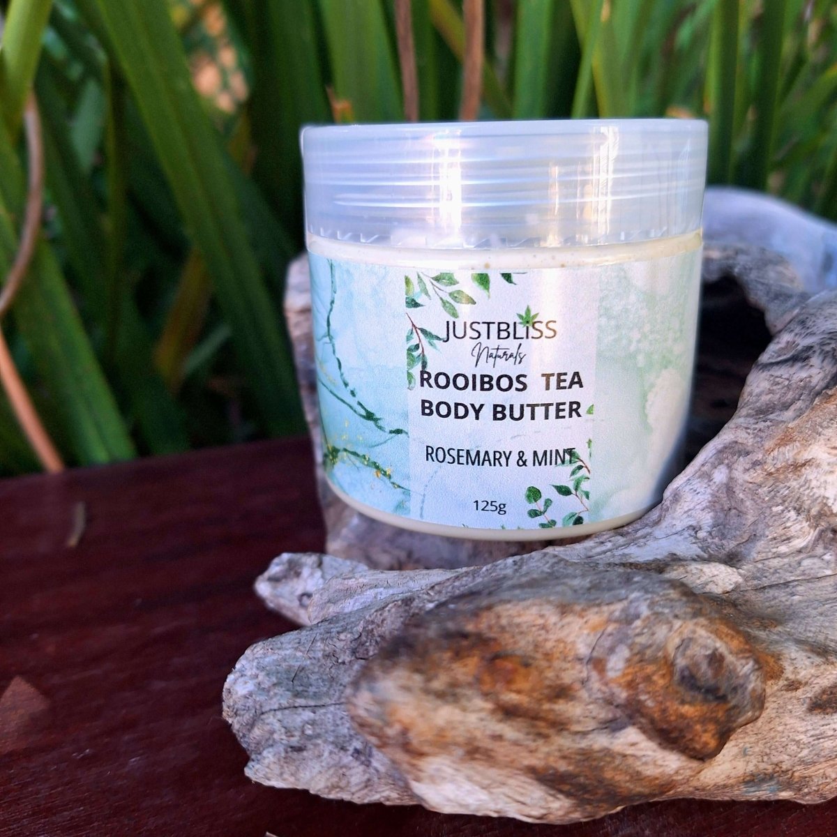 Rooibos Tea BODY BUTTER: Rosemary & Mint - JUSTBLiSS Naturals