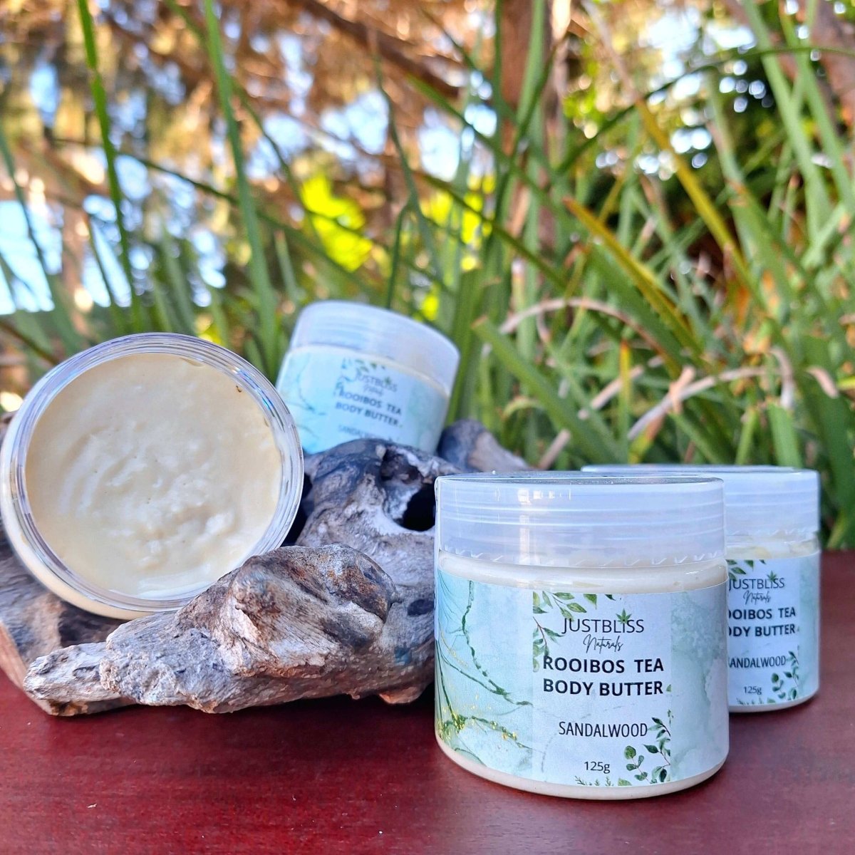 Rooibos Tea BODY BUTTER: Sandalwood - JUSTBLiSS Naturals