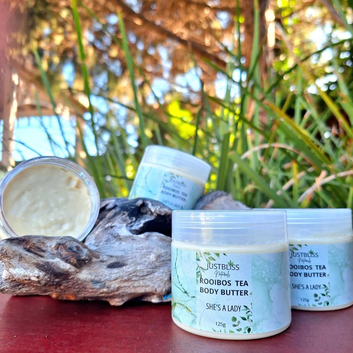 Rooibos Tea BODY BUTTER: She's A Lady - JUSTBLiSS Naturals