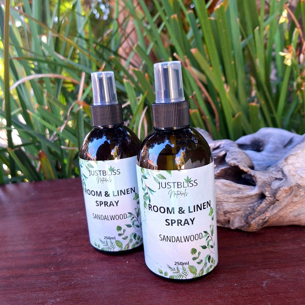 ROOM & LINEN SPRAY: Sandalwood - JUSTBLiSS Naturals