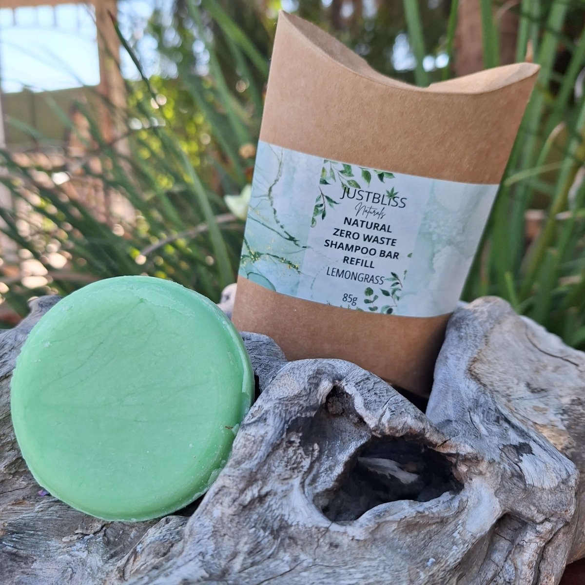 SHAMPOO BAR REFILL: Lemongrass - JUSTBLiSS Naturals