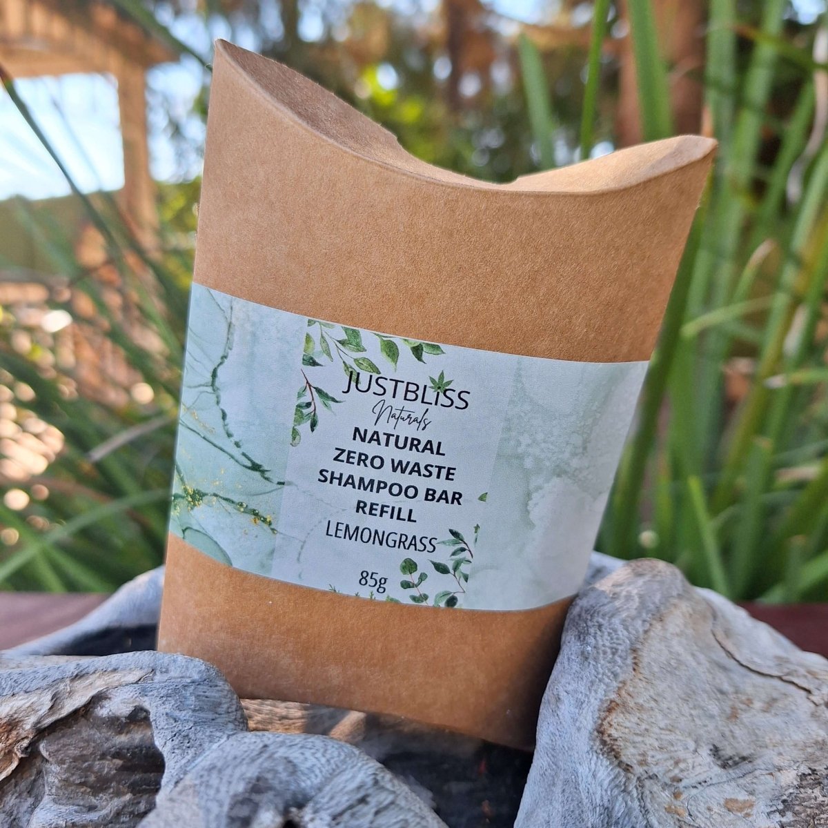 SHAMPOO BAR REFILL: Lemongrass - JUSTBLiSS Naturals