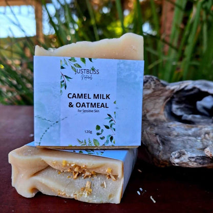 SOAP BAR: Camel Milk & Oatmeal (Sensitive Skin) - JUSTBLiSS Naturals