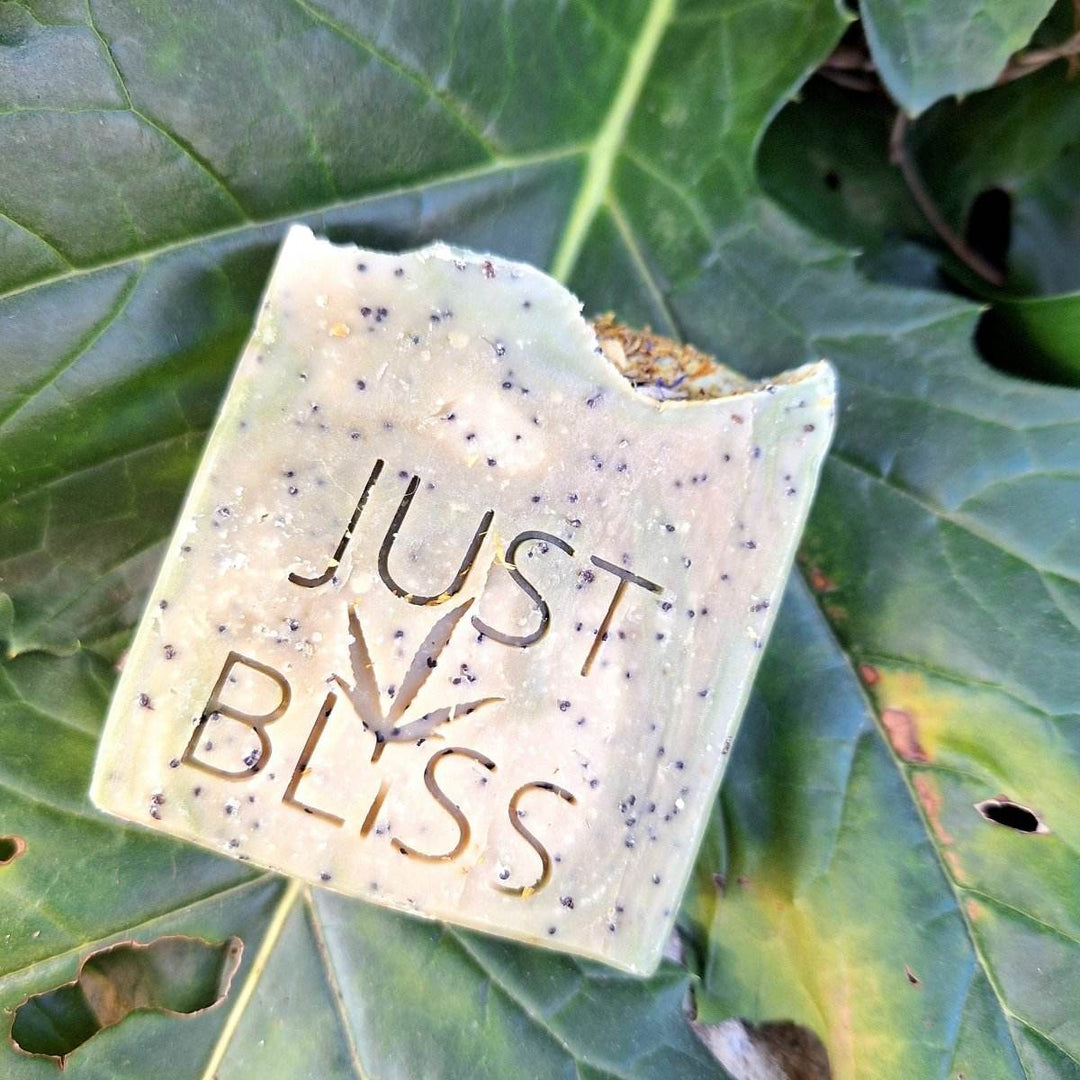 SOAP BAR: Garden Glow (Nature's Scrub for Soft, Glowing Skin) - JUSTBLiSS Naturals