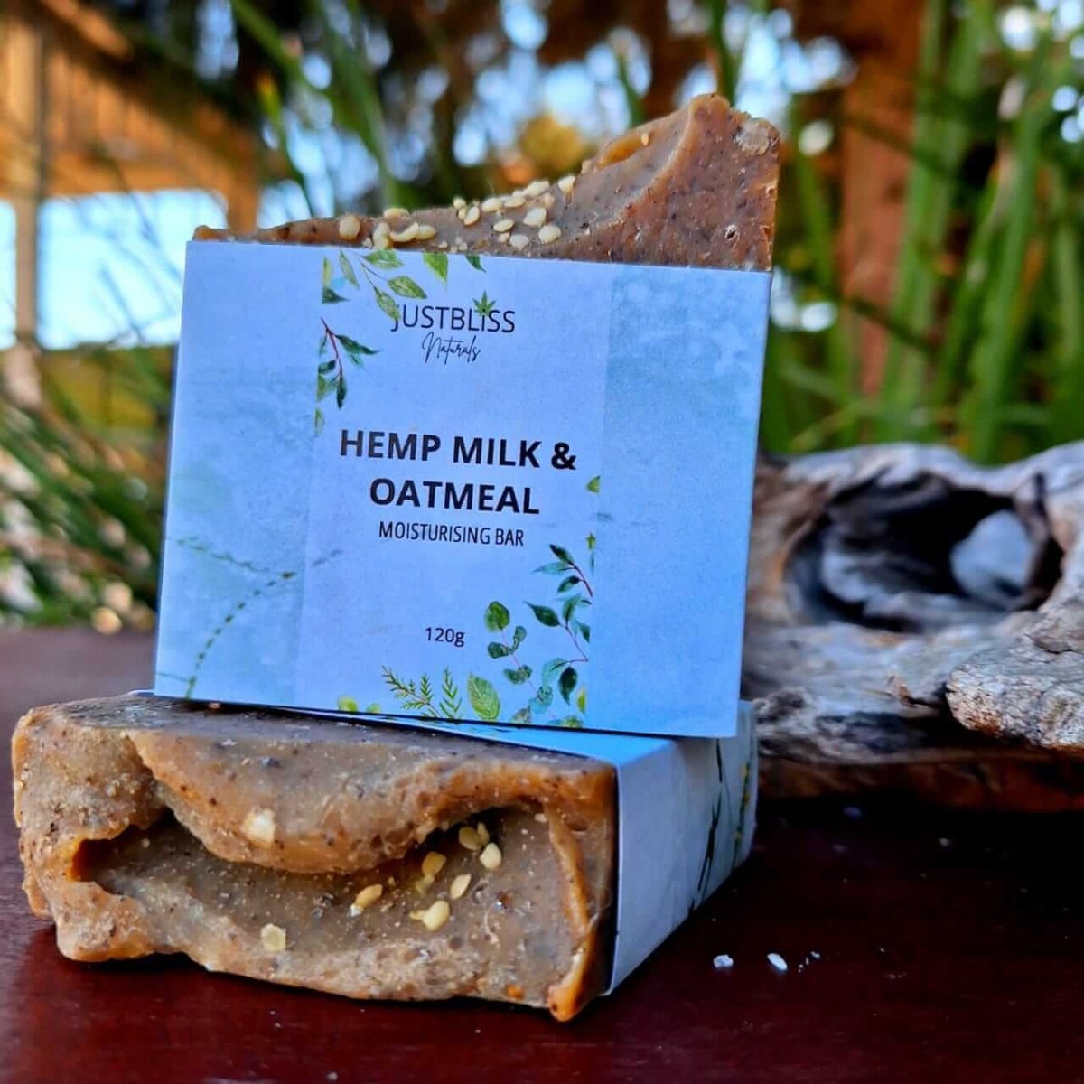 SOAP BAR: Hempmilk & Oatmeal - JUSTBLiSS Naturals