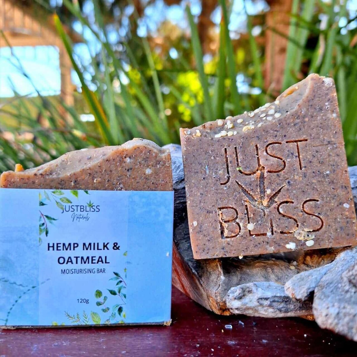 SOAP BAR: Hempmilk & Oatmeal - JUSTBLiSS Naturals