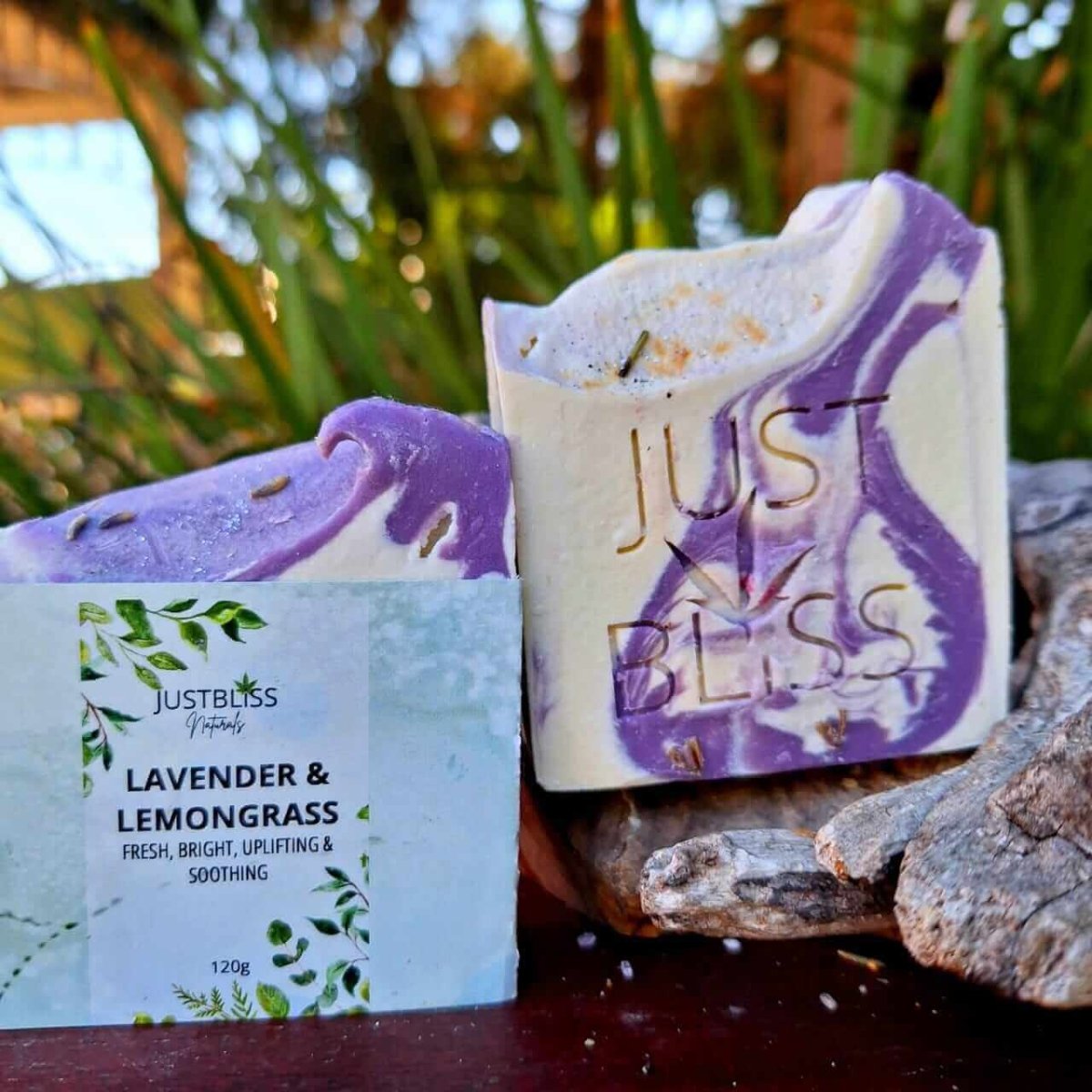 SOAP BAR: Lavender & Lemongrass - JUSTBLiSS Naturals