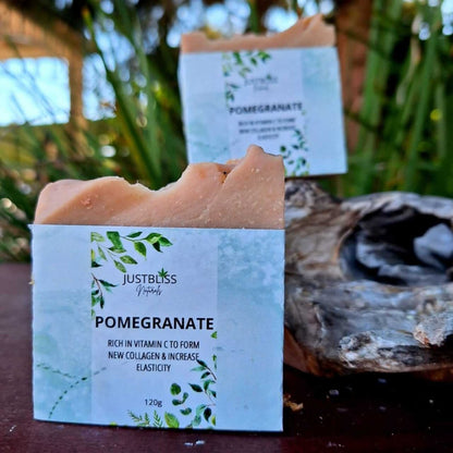 SOAP BAR: Pomegranate - JUSTBLiSS Naturals