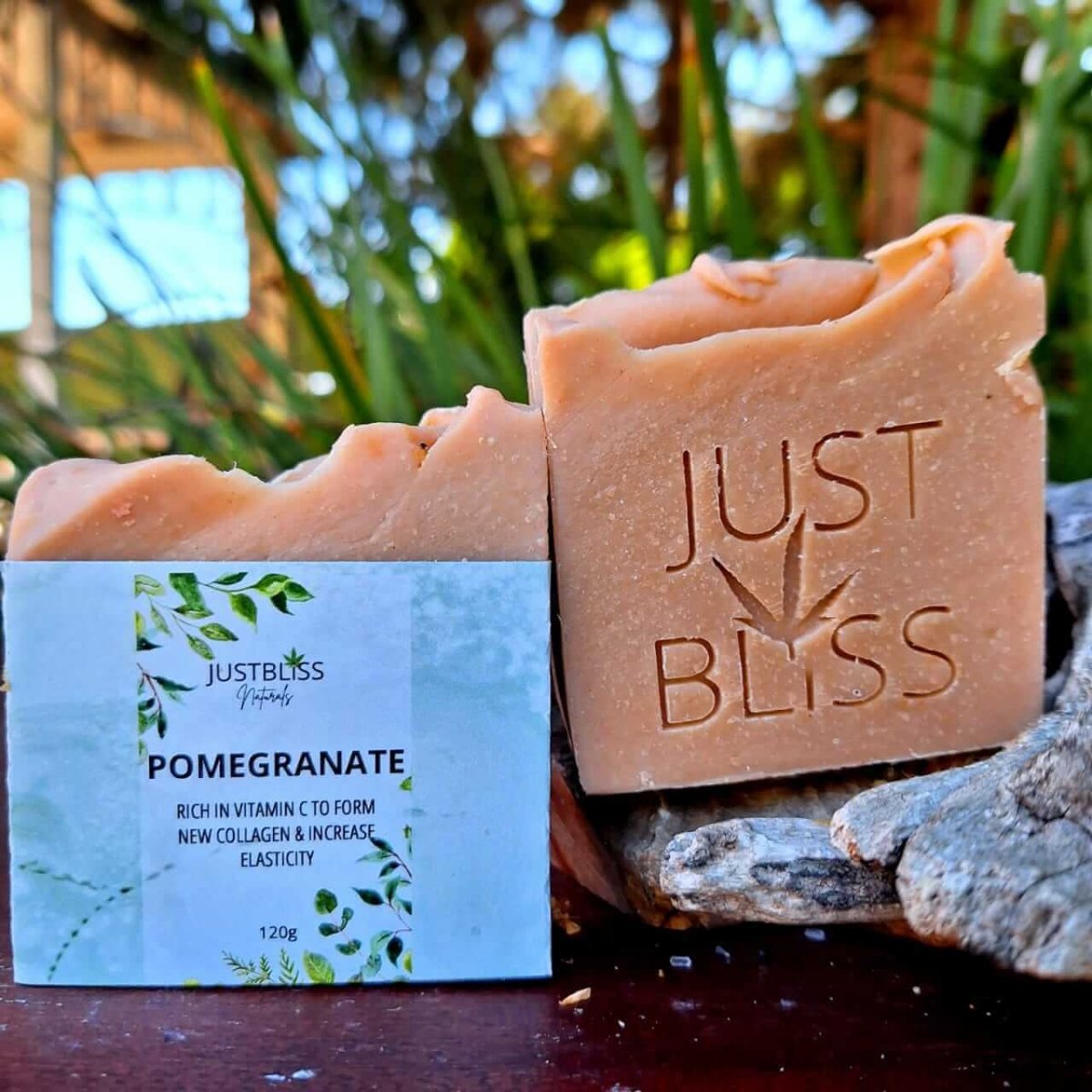 SOAP BAR: Pomegranate - JUSTBLiSS Naturals