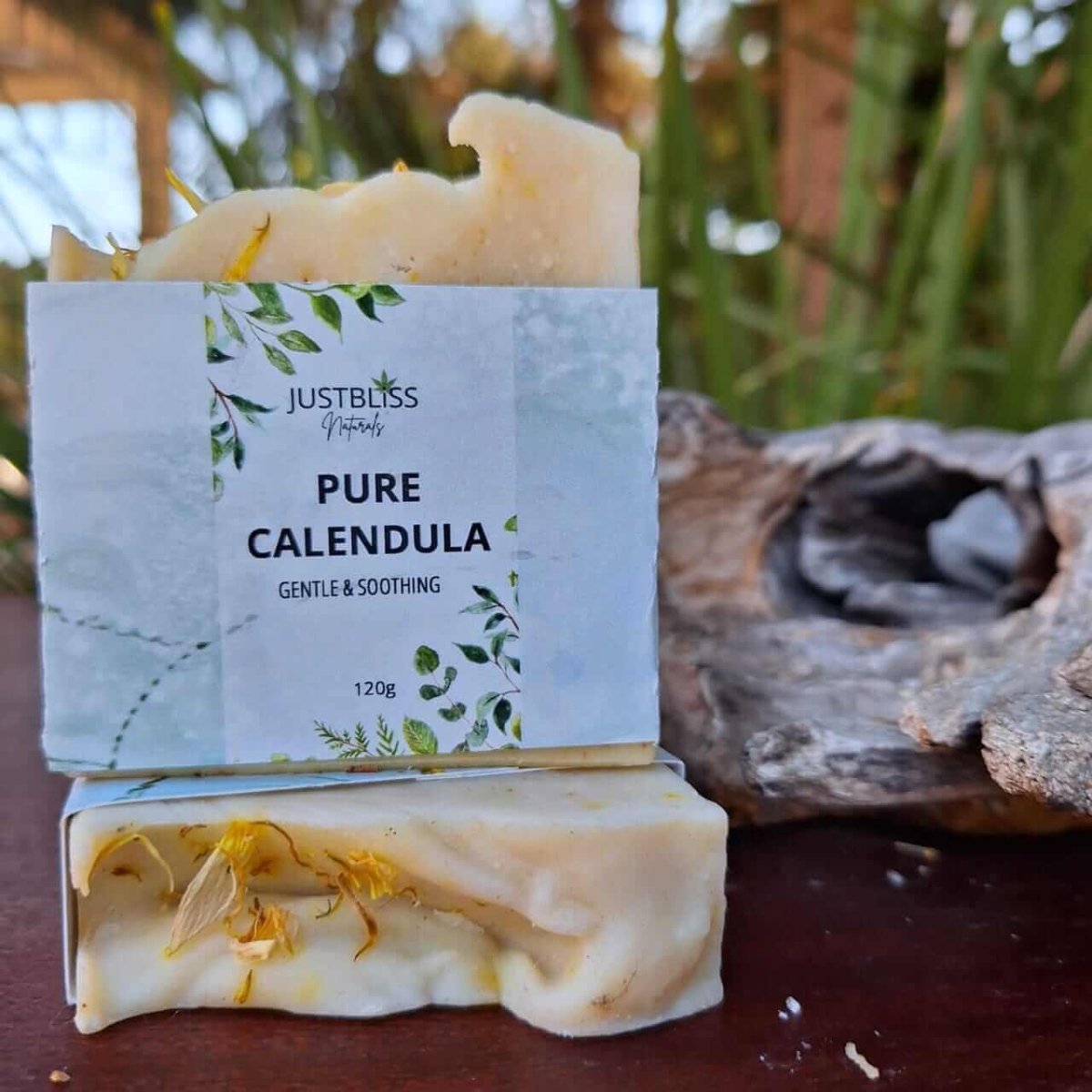 SOAP BAR: Pure Calendula (Sensitive Skin) - JUSTBLiSS Naturals