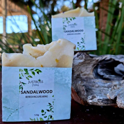 SOAP BAR: Sandalwood - JUSTBLiSS Naturals