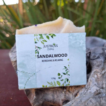 SOAP BAR: Sandalwood - JUSTBLiSS Naturals